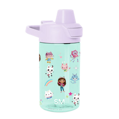 Summit Kids Plastic Water Bottle with Simple Flip Straw Lid